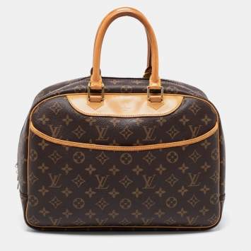 Pre Owned Louis Vuitton Monogram Canvas Deauville Bag