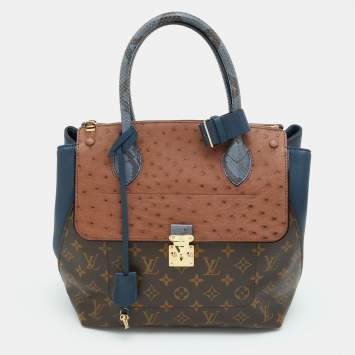 Pre Owned Louis Vuitton Exotique Monogram Limited Edition Majestueux MM Bag