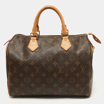 Pre Owned Louis Vuitton Monogram Canvas Speedy 30 Bag