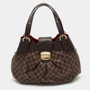 Pre Owned Louis Vuitton Damier Ebene Canvas Sistina GM Bag