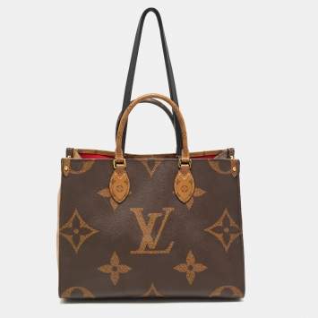 Pre Owned Louis Vuitton Reverse Monogram Canvas Giant Onthego MM Bag