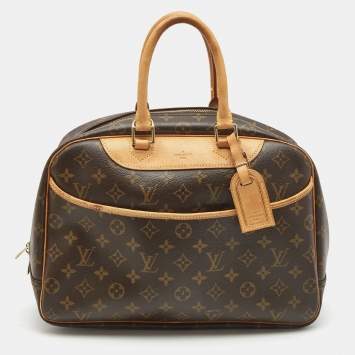 Pre Owned Louis Vuitton Monogram Canvas Deauville Bag