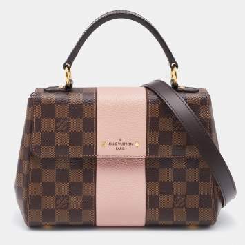 Pre Owned Louis Vuitton Magnolia Damier Ebene Canvas Bond Street BB Bag