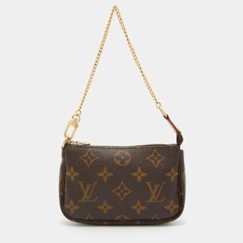 Pre Owned Louis Vuitton Monogram Canvas Mini Pochette Accessoires