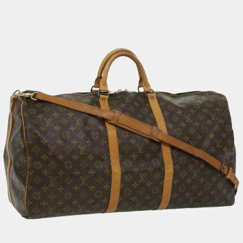 Pre Owned   Louis Vuitton Monogram Keepall Bandouliere 60 Boston Bag M41412 LV Auth 33065