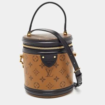 Pre Owned Louis Vuitton Monogram and Reverse Monogram Canvas Cannes Bag