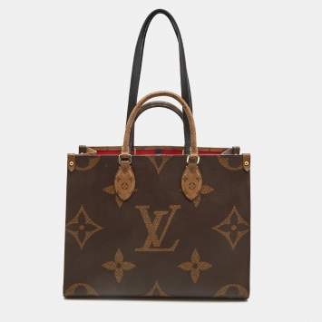 Pre Owned Louis Vuitton Reverse Monogram Canvas Giant Onthego MM Bag