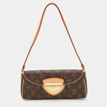 Pre Owned Louis Vuitton Monogram Canvas Beverly Clutch Bag