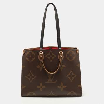 Pre Owned Louis Vuitton Monogram Reverse Giant Canvas OnTheGo GM Bag