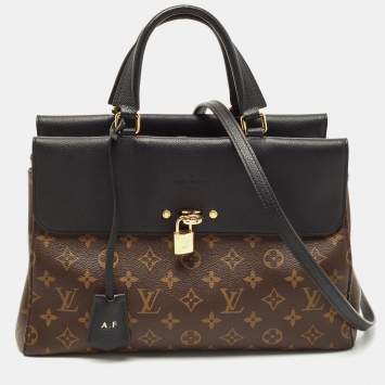 Pre Owned Louis Vuitton Black Monogram Canvas Venus Bag                   