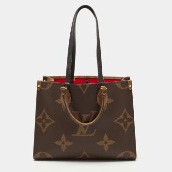 Pre Owned Louis Vuitton Reverse Monogram Canvas Giant Onthego MM Bag