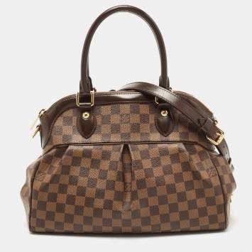 Pre Owned Louis Vuitton Damier Ebene Canvas Trevi PM Bag