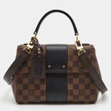 Pre Owned Louis Vuitton Damier Ebene Bond Street BB Bag