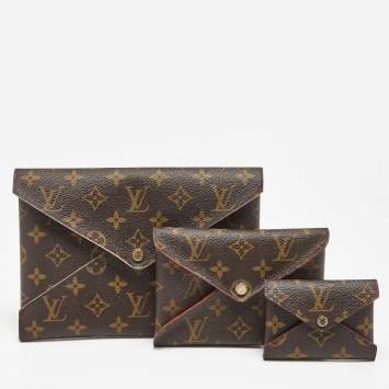Pre Owned Louis Vuitton Monogram Canvas Kirigami Pochette