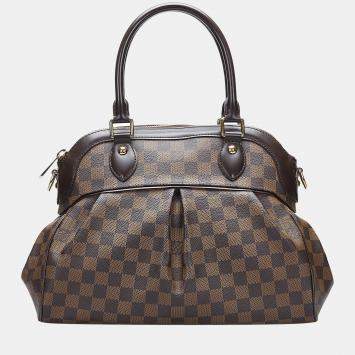 Pre Owned Louis Vuitton Brown Damier Ebene Trevi PM