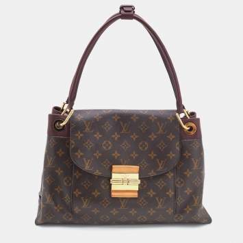 Pre Owned Louis Vuitton Aurore Monogram Canvas Olympe Bag