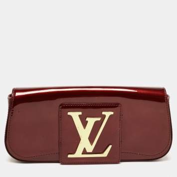 Pre Owned Louis Vuitton Amarante Vernis Sobe Clutch