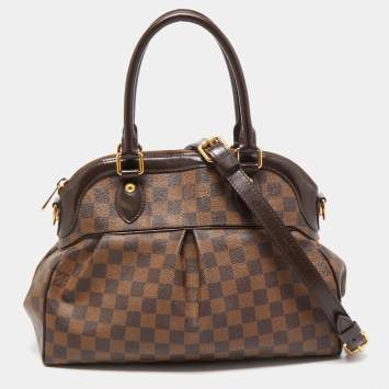 Pre Owned Louis Vuitton Damier Ebene Canvas Trevi PM Bag