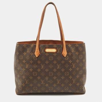 Pre Owned Louis Vuitton Monogram Canvas Wilshire MM Bag
