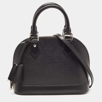 Pre Owned Louis Vuitton Black Epi Leather Alma BB Bag
