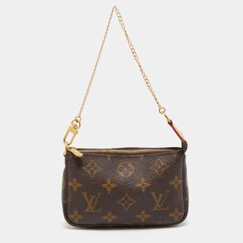 Pre Owned Louis Vuitton Monogram Canvas Mini Pochette Accessoires