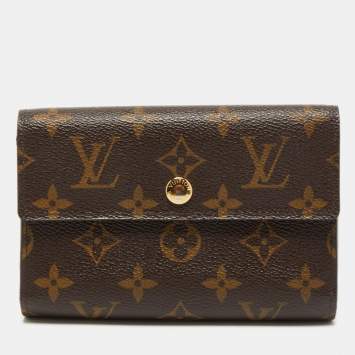 Pre Owned Louis Vuitton Monogram Canvas Alexandra Wallet