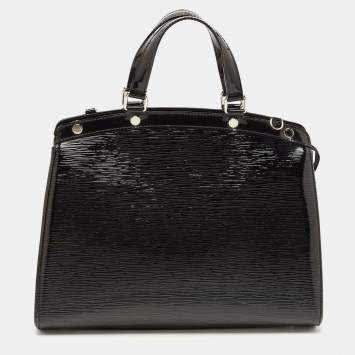 Pre Owned Louis Vuitton Black Electric Epi Leather Brea GM Bag