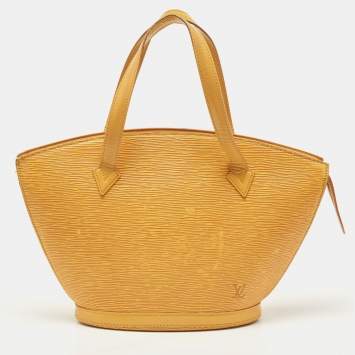 Pre Owned Louis Vuitton Tassil Yellow Epi Leather Saint Jacques PM Bag
