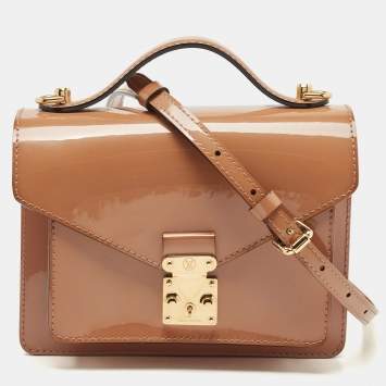 Pre Owned Louis Vuitton Velours Vernis Monceau BB Bag