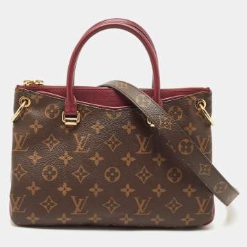 Pre Owned Louis Vuitton Aurore Monogram Canvas Pallas BB Bag