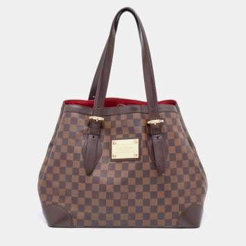 Pre Owned Louis Vuitton Damier Ebene Canvas Hampstead MM Bag