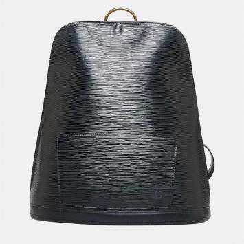 Pre Owned Louis Vuitton  Leather  Gobelins Backpacks