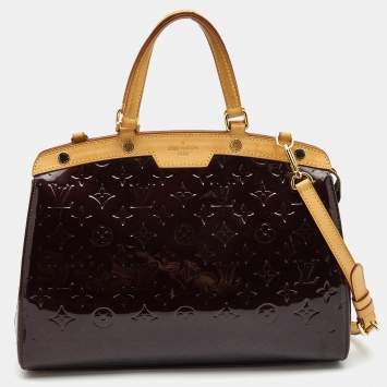 مملوكة مسبقًا Louis Vuitton Amarante Monogram Vernis Brea MM Bag