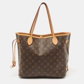 Pre Owned Louis Vuitton Monogram Canvas Neverfull MM Bag