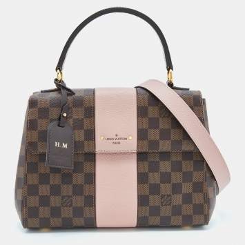 Pre Owned Louis Vuitton Magnolia Damier Ebene Canvas Bond Street Bag