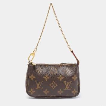 Pre Owned Louis Vuitton Monogram Canvas Mini Pochette Accessoires 