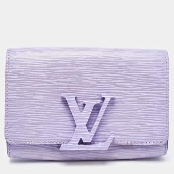 Pre Owned Louis Vuitton Lilac Epi Leather Louise Summer Clutch