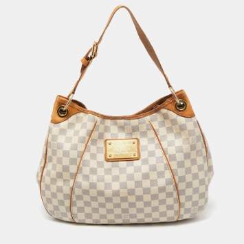 Pre Owned Louis Vuitton Damier Azur Canvas Galliera PM Bag