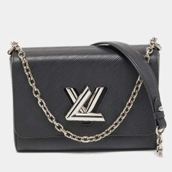 Pre Owned Louis Vuitton Black Epi Leather Twist MM Bag