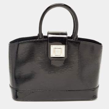 Pre Owned Louis Vuitton Black Electric Epi Leather Mirabeau PM Bag