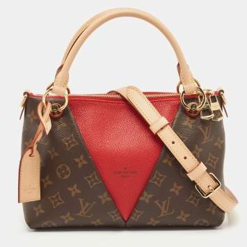 Pre Owned Louis Vuitton Cherry Monogram Canvas and Leather V BB Bag