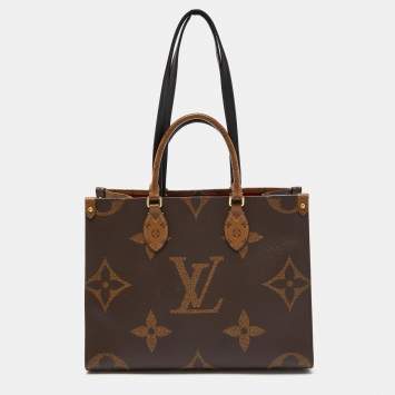 Pre Owned Louis Vuitton Reverse Monogram Canvas Giant Onthego MM Bag