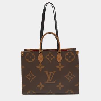 Pre Owned Louis Vuitton Reverse Monogram Canvas Giant Onthego GM Bag