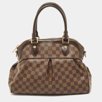 Pre Owned Louis Vuitton Damier Ebene Canvas Trevi PM Bag
