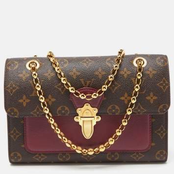 Pre Owned Louis Vuitton Raisin Monogram Canvas Victoire Bag