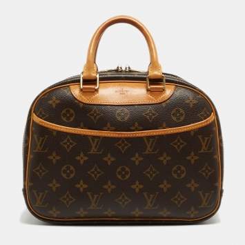 Pre Owned Louis Vuitton Monogram Canvas Trouville Bag