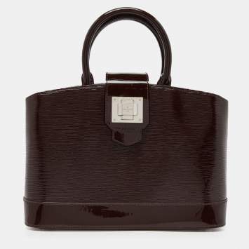 Pre Owned Louis Vuitton Bordeaux Electric Epi Leather Mirabeau PM Bag