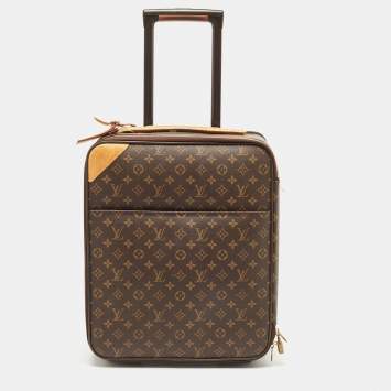 Pre Owned Louis Vuitton Monogram Canvas Pegase 45 Luggage