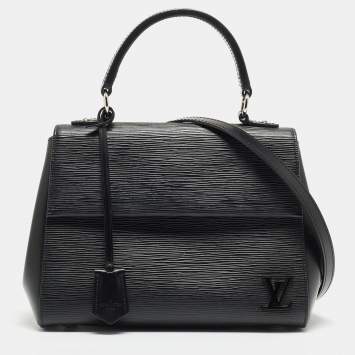Pre Owned  Louis Vuitton Black Epi Leather Cluny BB Bag