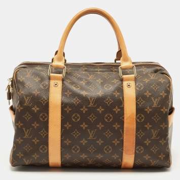 Pre Owned Louis Vuitton Monogram Canvas Carryall Duffel Bag